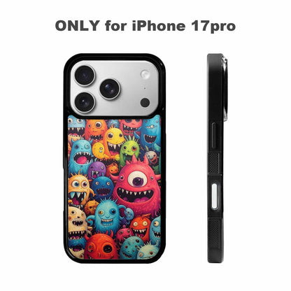 iPhone 17 Pro Case — Monsters General Cartoon Monsters Pattern Cartoon, Custom Made Phone Cover