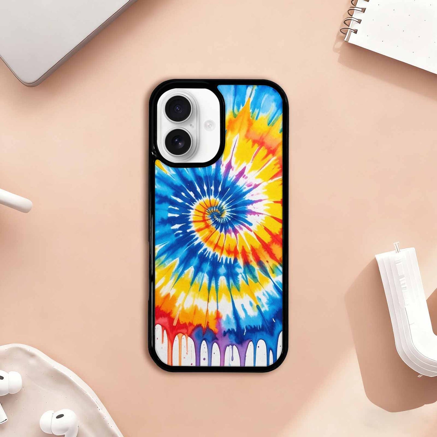 iPhone 17 Case — Tie Dye Drip Tie Dye, Personalized Phone Case