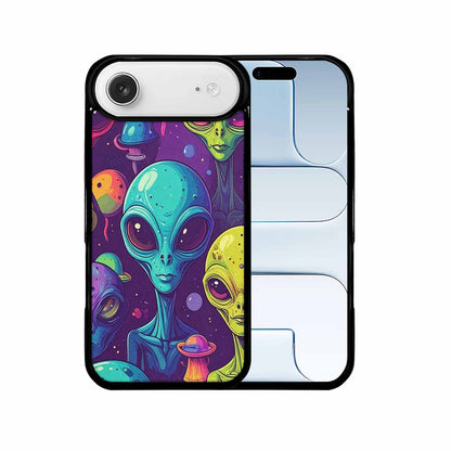 iPhone 17 Air Case — Alien Ufo Cartoon Art Alien Scifi, Custom Made Phone Cover