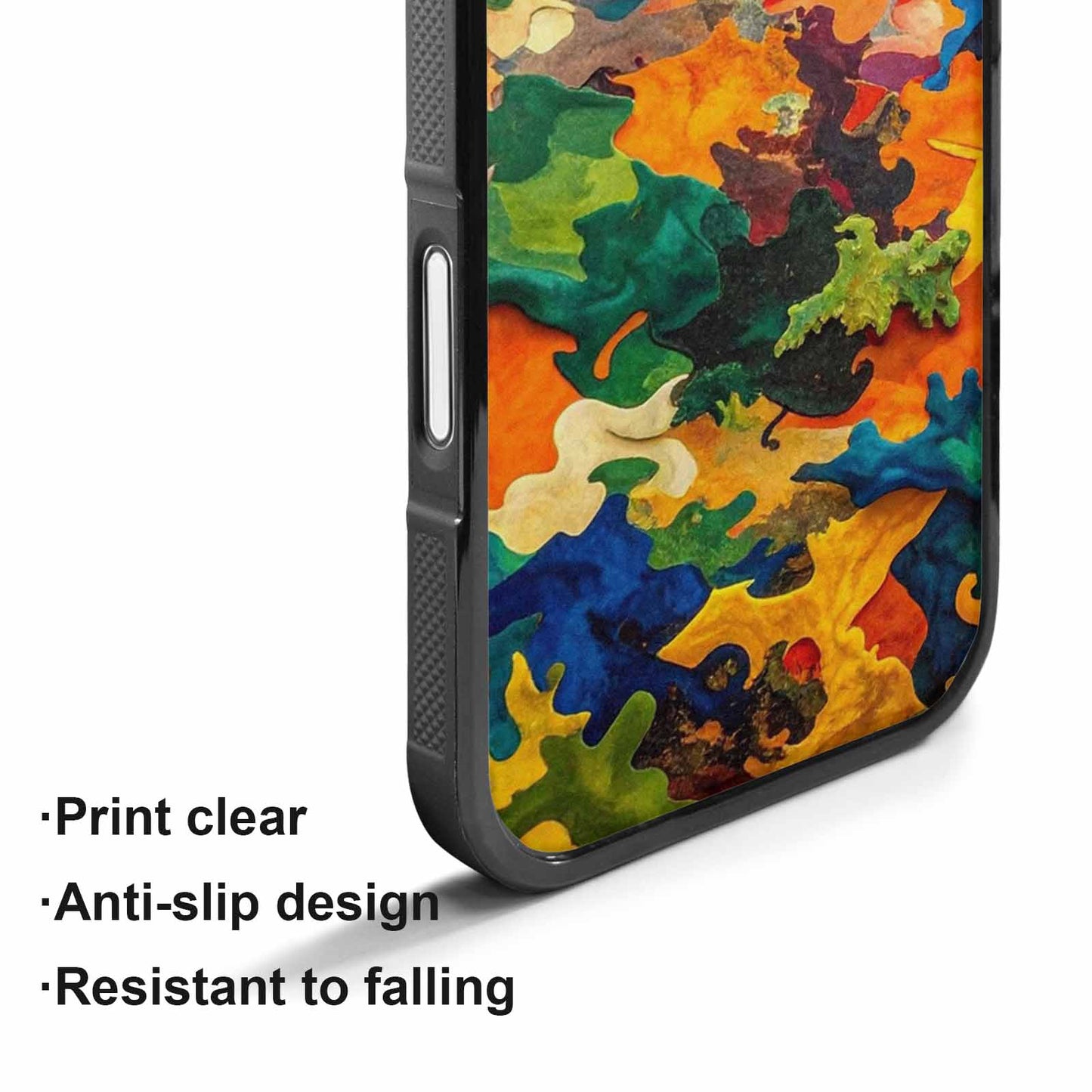 iPhone 17 Case — Camo Patches Full Color Camo, Custom Printed Phone Case