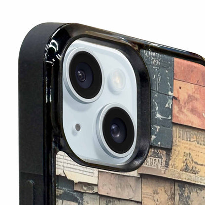 iPhone 15 Plus Case — Distressed Grunge Texture Pattern Hundreds Of, Custom Made Phone Cover