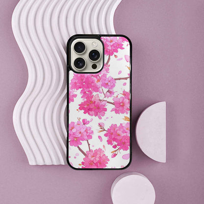 iPhone 16 Pro Max Case — Cherry Blossom Branch Cherry Blo, Custom Phone Case