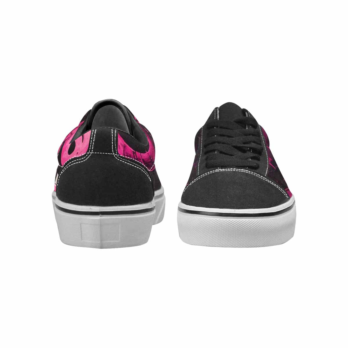 WOMEN'S Melting Moon Smiley Lace-Up Canvas Aesthetic Shoes
