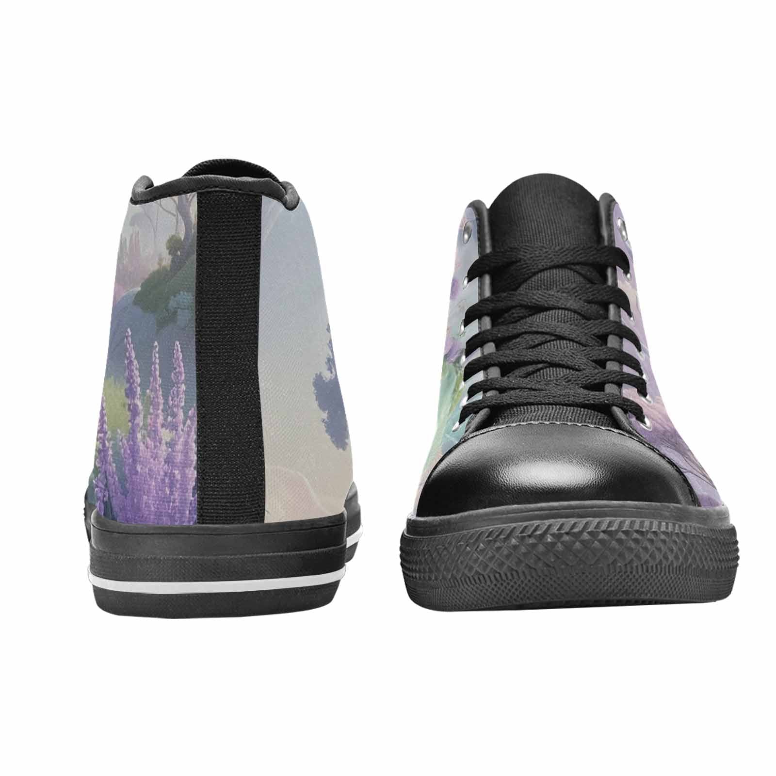MEN'S Surrealist Dreamscape High Top Canvas Vivid Custom Shoes