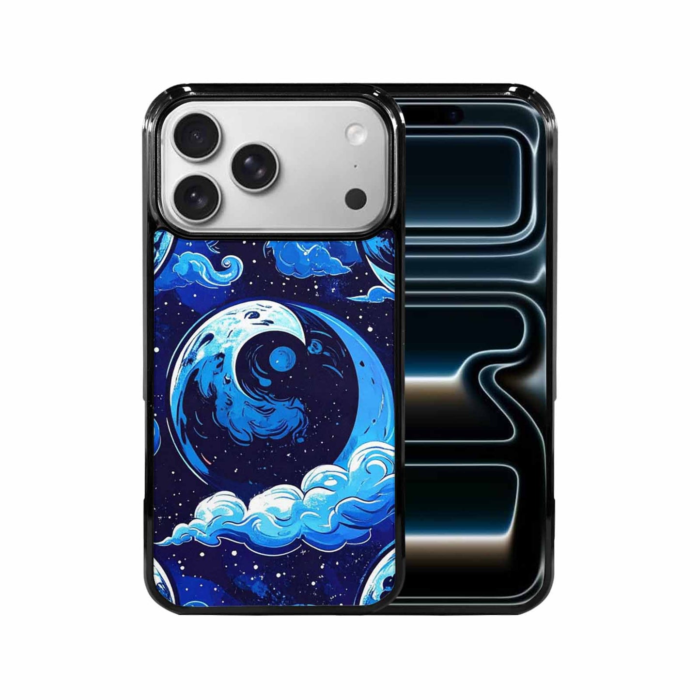 iPhone 17 Pro Max Case — Neon Winter Moon Cartoon Cute, Personalized Phone Case