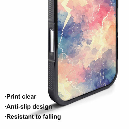 iPhone 17 Pro Case — Vintage Spring Lightning Bolt Retro Vintage, Personalized Phone Case