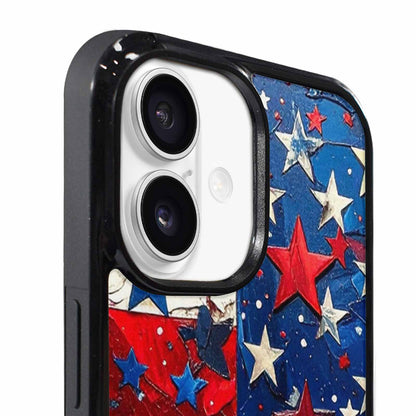 iPhone 17 Case — Patriotic Stars And Stripes Galaxy Space, Custom Print Case Cover