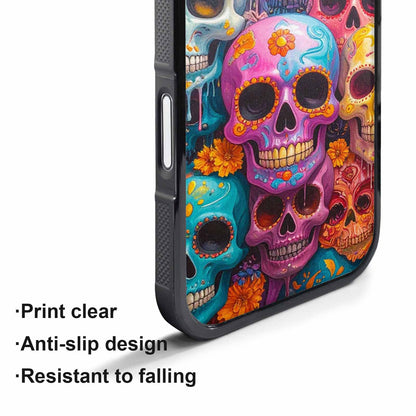 iPhone 17 Air Case — Sugar Skullsmelting Sugar Skulls Gothic Skulls, Custom Art Phone Cover