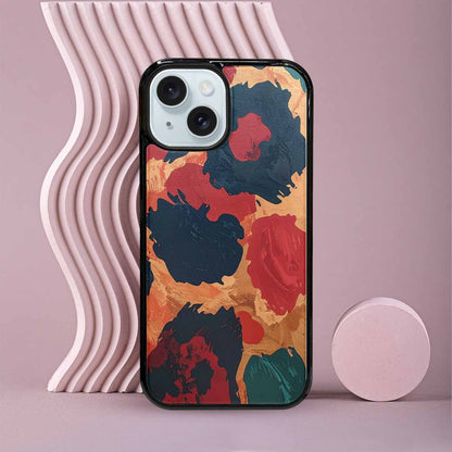 iPhone 15 Case — Leopard Wallpaper Print Custom, Unique Phone Case Design