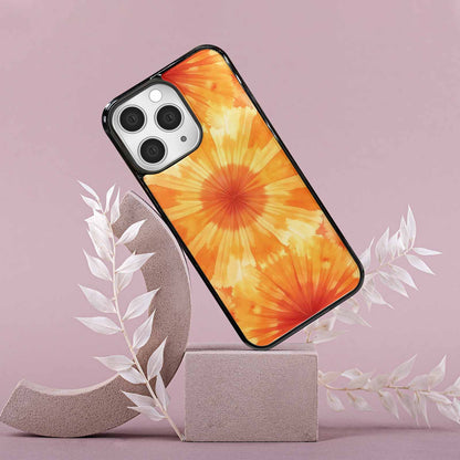 iPhone 15 Pro Max Case — Ombre Tie Dye Sunset Custom, Custom Designed Case Cover