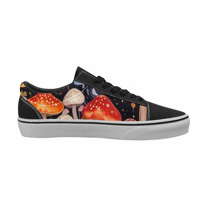 WOMEN'S Mushrooms Lace-Up Canvas Kaleidoscope Sneakers