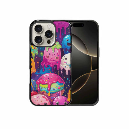 iPhone 16 Pro Case — Melting Ice Cream Monster Charac, Customized Protective Case