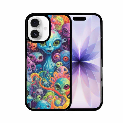 iPhone 17 Case — Aliens Tie Dyemelting Aliens Tie Dye, Custom Phone Case