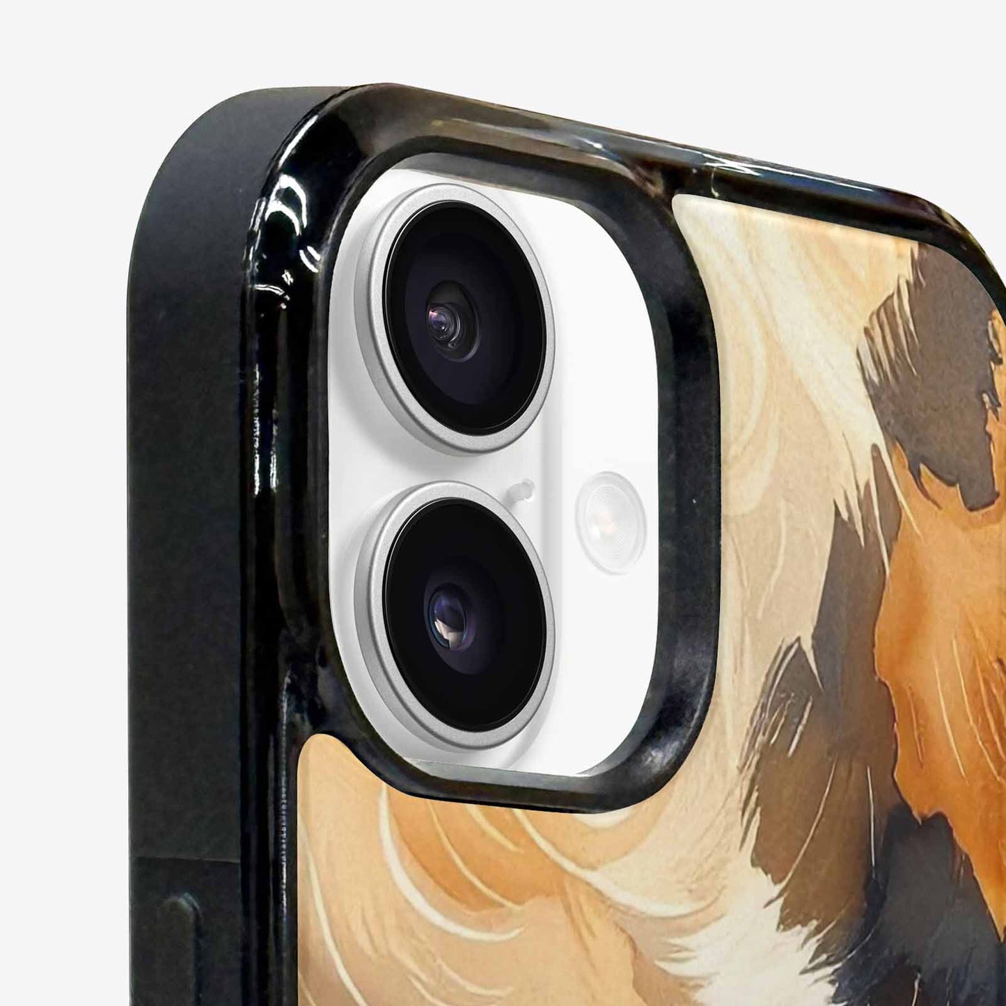 iPhone 16 Plus Case — Leopard Soft Airbrush Gradient, Original Design Phone Case