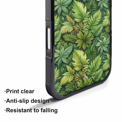 iPhone 17 Pro Max Case — Small Seven Point Palmate Floral, Unique Phone Case Design