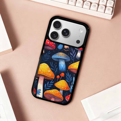 iPhone 17 Pro Case — Vivid Winter Mushroom Seamless Cartoon Cute, Custom Designed Case Cover