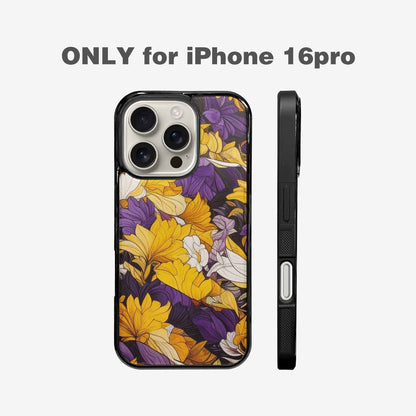 iPhone 16 Pro Case — Nonbinary Flag Color Theme Small Rainbow, Custom Designed Case Cover