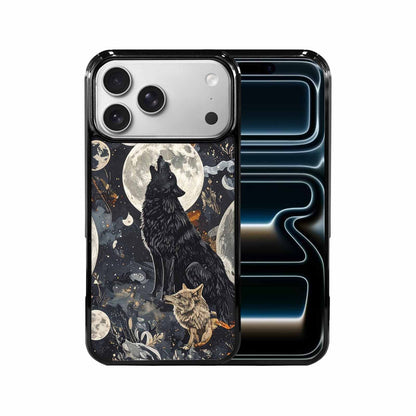 iPhone 17 Pro Max Case — Small Wolf Silhouette And Original Art, Custom Made Phone Cover