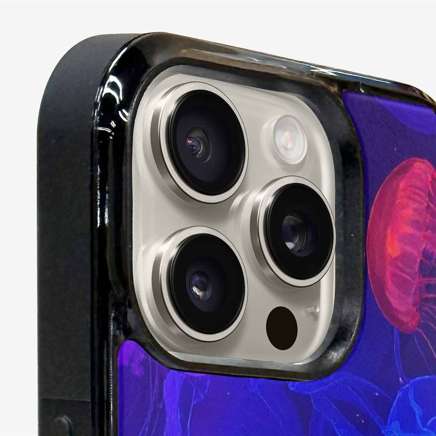 iPhone 15 Pro Max Case — Jellyfish Glow Jellyfish Glow Pattern Hundreds, Original Design Phone Case