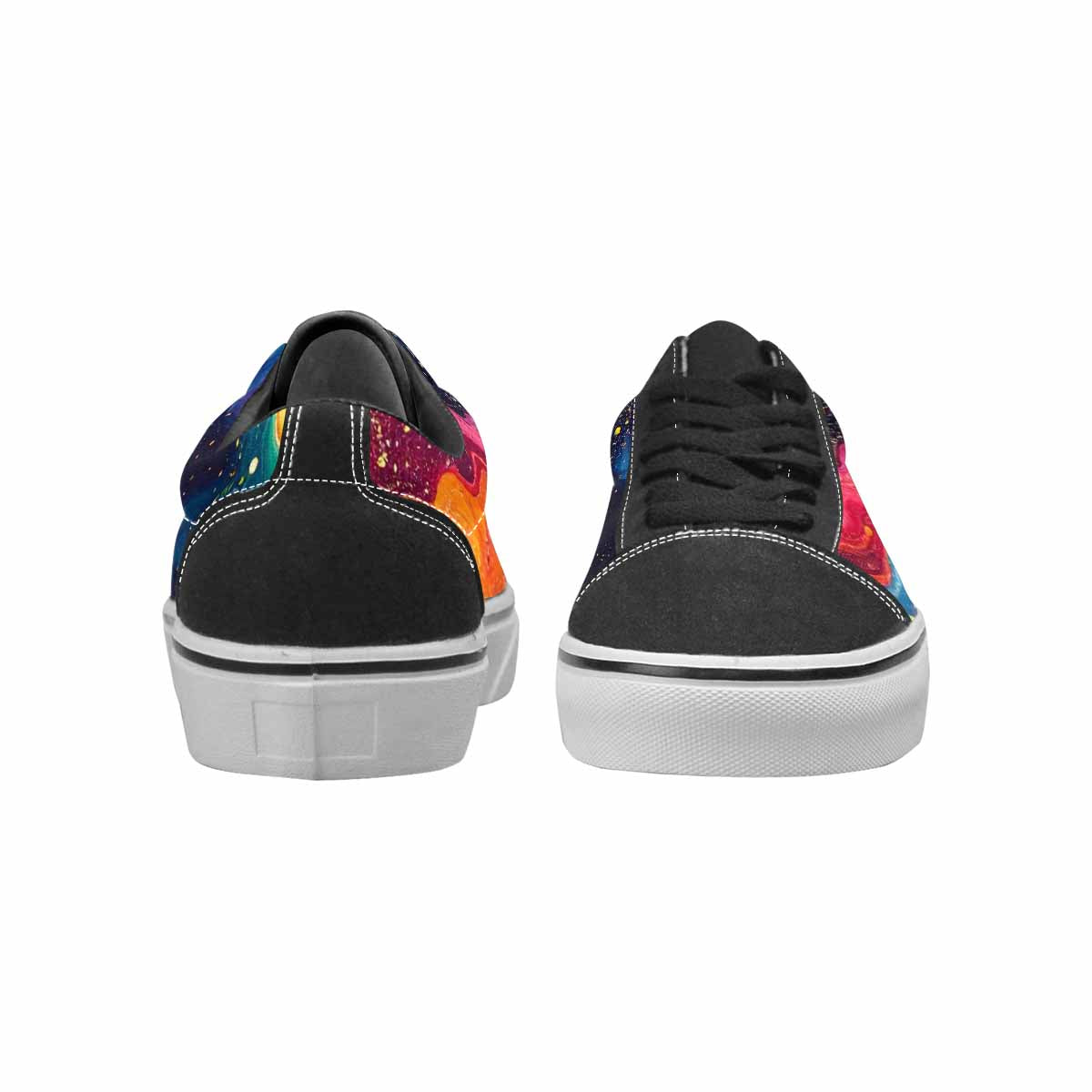 WOMEN'S Galaxy Art - Canvas Lace-Up Grunge Shoes