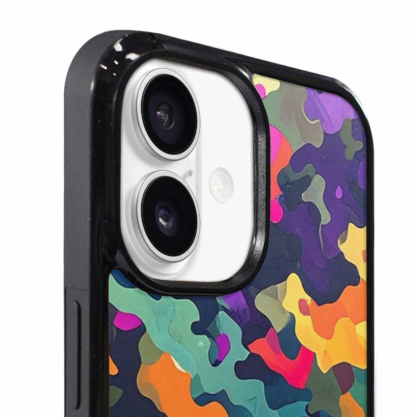 iPhone 17 Case — Small Military Camouflage Blotch Camo, Personalized Phone Case