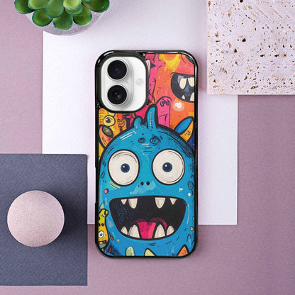 iPhone 16 Case — Goofy Cartoon Monster, Original Design Phone Case