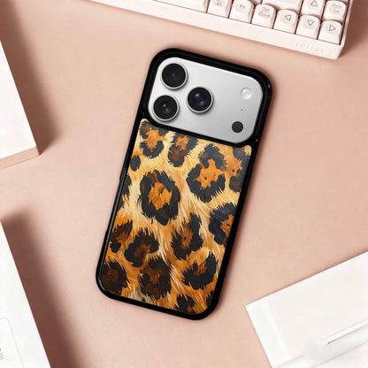iPhone 17 Pro Case — Leopard Soft Airbrush Gradient Animal Print, Custom Made Phone Cover