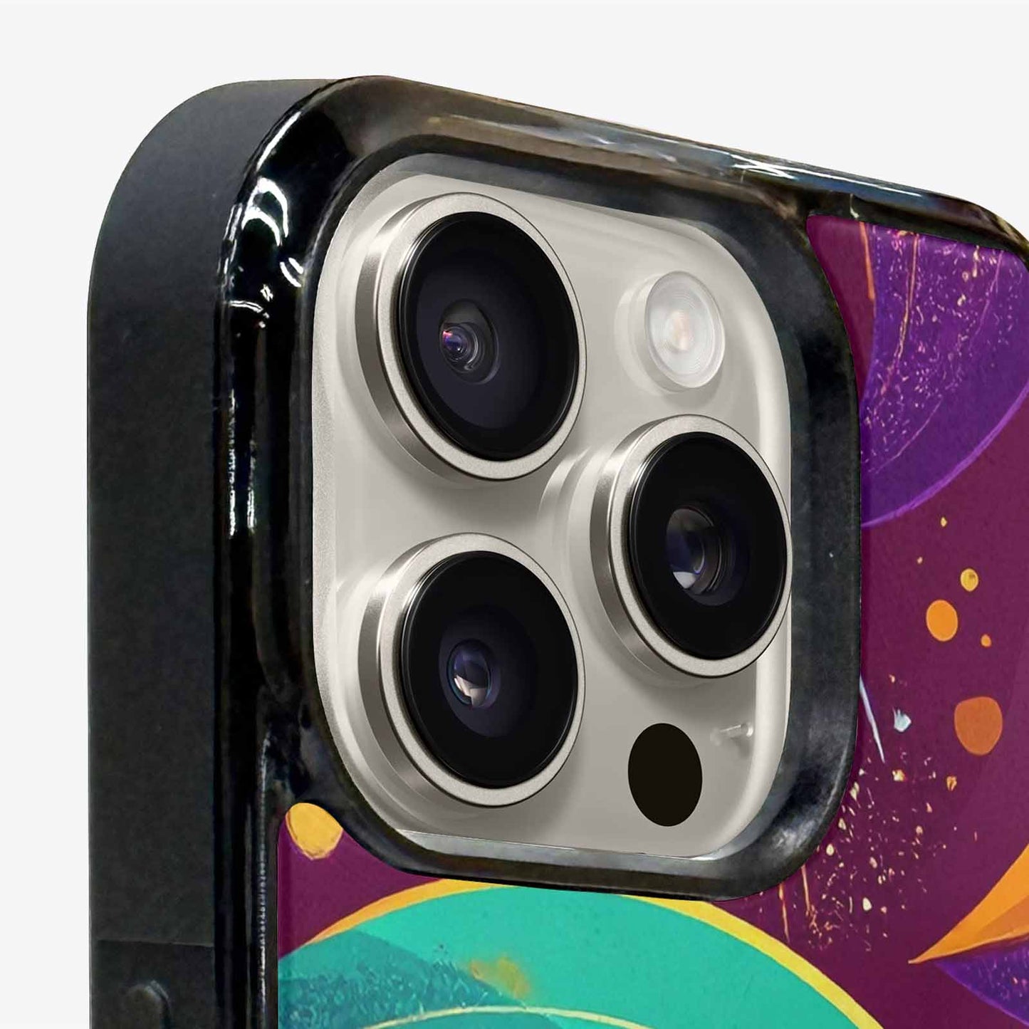 iPhone 16 Pro Case — 1970s Disco Art Pattern, Custom Art Phone Cover
