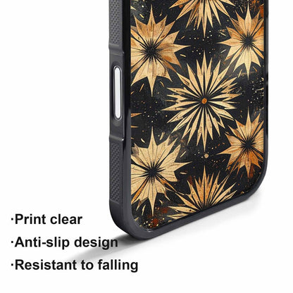 iPhone 17 Pro Case — Retro Zebra Print Star Animal Print, Custom Printed Phone Case