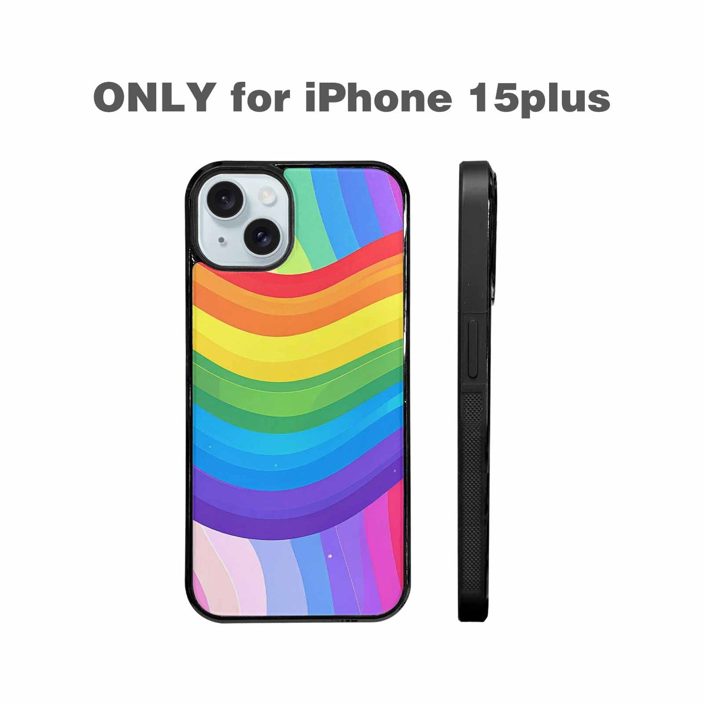 iPhone 15 Plus Case — Rainbow Pride, Original Design Phone Case