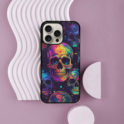 iPhone 16 Pro Max Case — Galaxy Skulls, Custom Phone Case