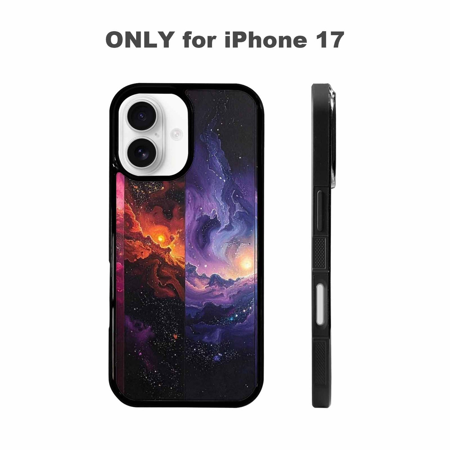 iPhone 17 Case — Galaxy Cosmic Print Texture Galaxy Space, Custom Art Phone Cover