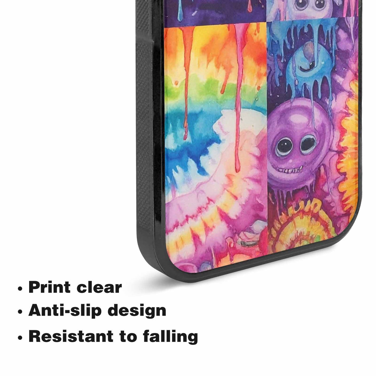 iPhone 15 Plus Case — Aliens Tie Dyemelting Aliens P, Custom Printed Phone Case