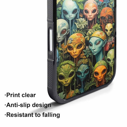 iPhone 17 Pro Case — Aliens Pattern Hundreds Of Sma Alien, Custom Phone Case