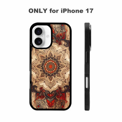 iPhone 17 Case — Small Mandala Pattern, Randomly Floral, Original Design Phone Case