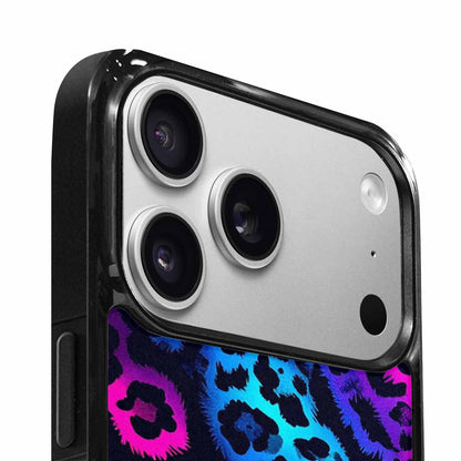 iPhone 17 Pro Max Case — Leopard Print Neon Animal Print, Unique Phone Case Design