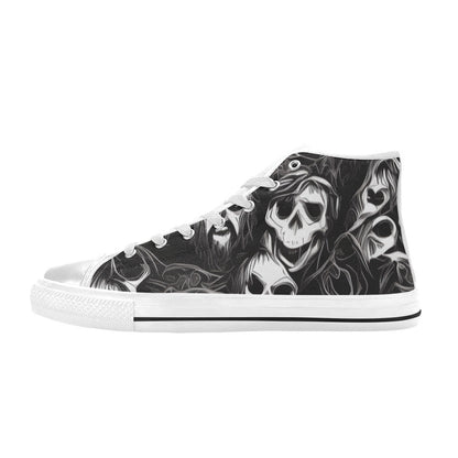 MEN'S Cc Skulls Ghosts Men’S High Top Canvas Neon Fantasy Custom Sneakers