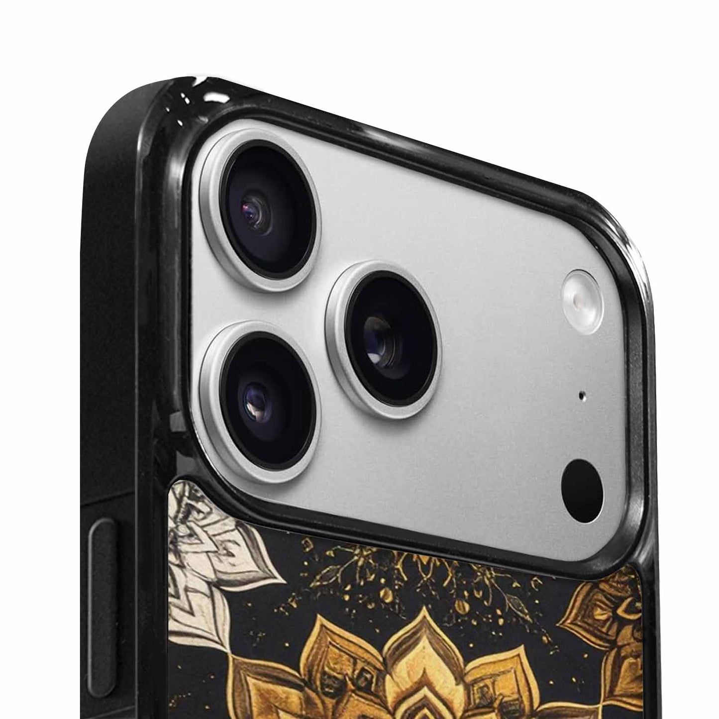 iPhone 17 Pro Case — Small Mandala Pattern Randomly Varying Floral, Unique Phone Case Design