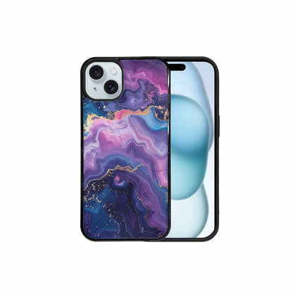 iPhone 15 Plus Case — Marble Galaxy, Custom Printed Phone Case