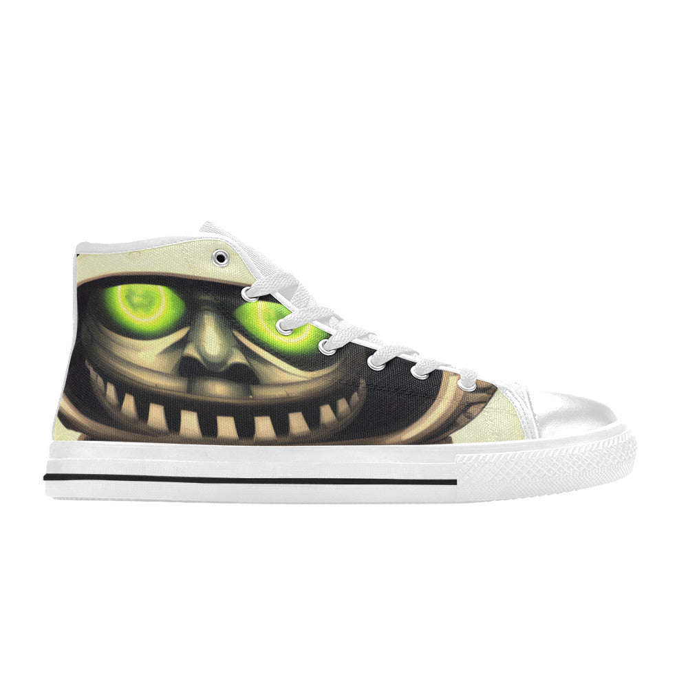 WOMEN'S Cc Space Dude High Top Canvas Cottagecore Custom Sneakers