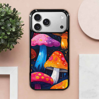 iPhone 17 Pro Max Case — Vivid Winter Mushroom Cartoon Cute, Custom Printed Phone Case