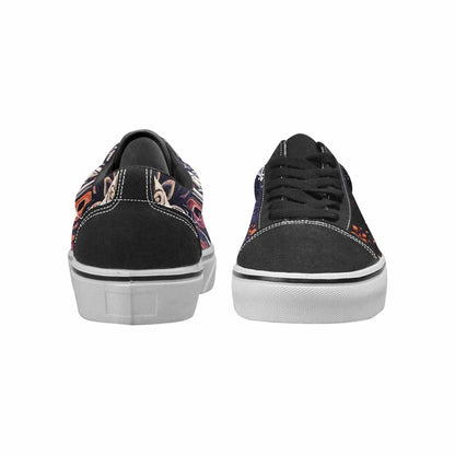 WOMEN'S Mandala Canvas Lace-Up Wallpaper Art Custom Sneakers