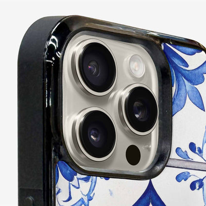 iPhone 16 Pro Max Case — Mexican Talavera Tile Pattern Floral Geometric, Original Design Phone Case