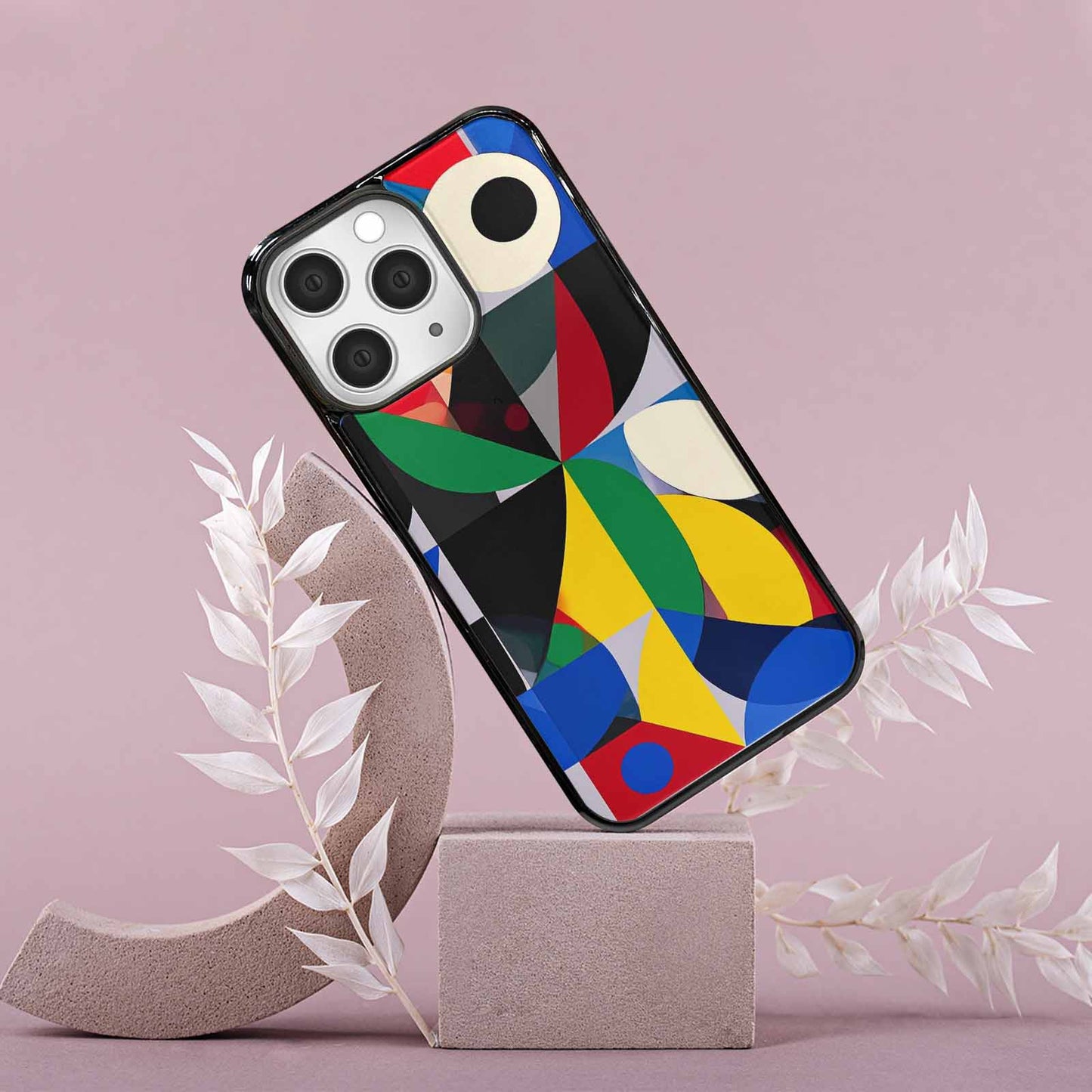 iPhone 15 Pro Max Case — 1960s Mod Cartoon Art Pattern, Unique Phone Case Design