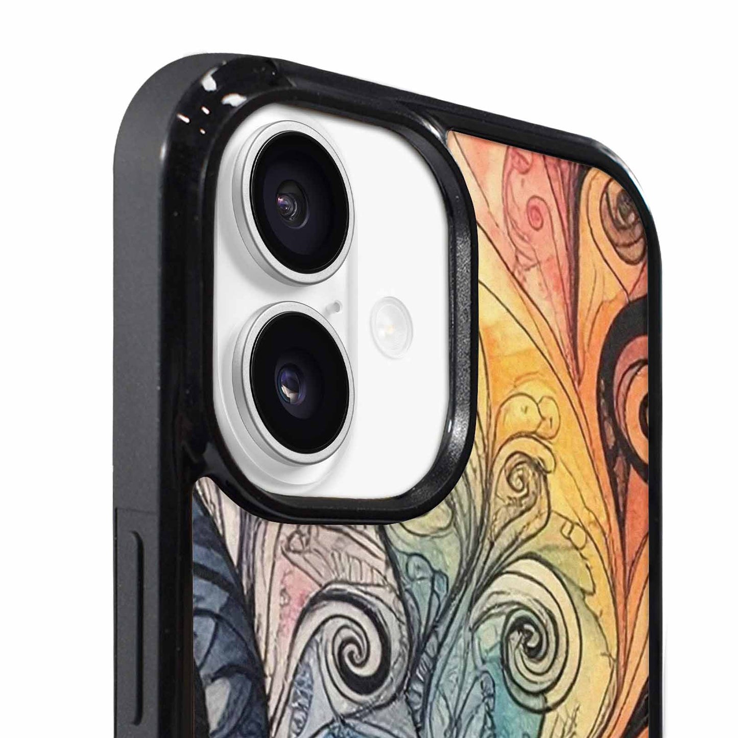 iPhone 17 Case — Tie Dye Swirls (black Tie Dye, Original Design Phone Case