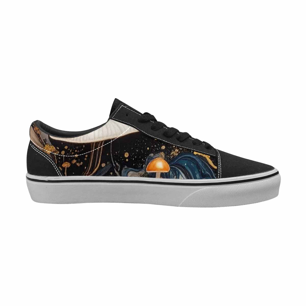 WOMEN'S Mushrooms Lace-Up Canvas Grunge Shoes