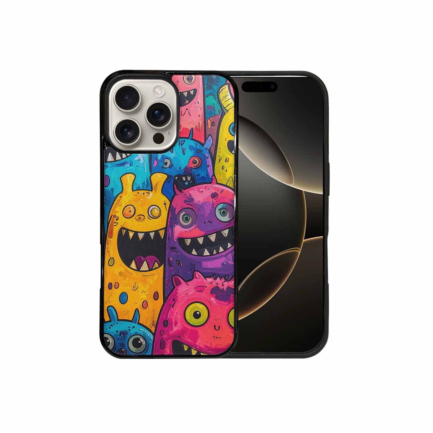 iPhone 16 Pro Max Case — Goofy Cartoon Monster, Custom Phone Case
