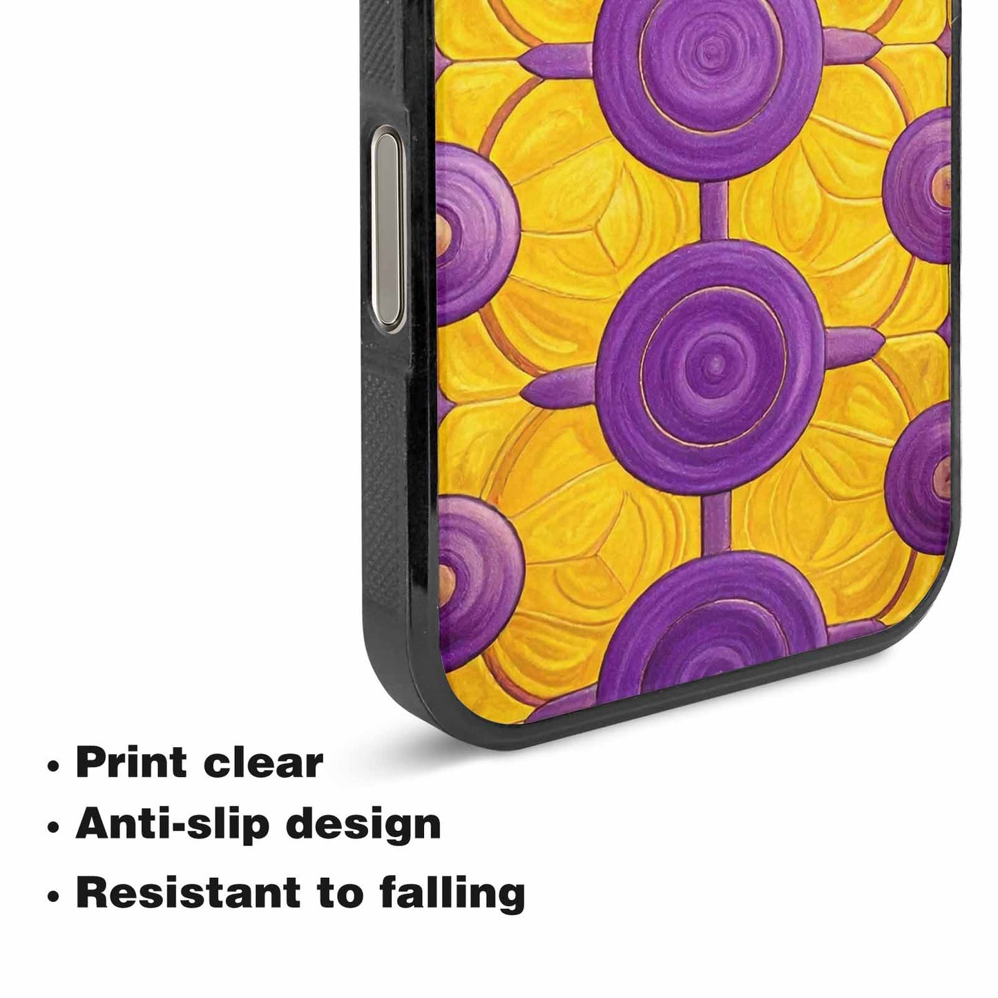 iPhone 16 Pro Max Case — Intersex Flag Color Theme Small Rainbow, Customized Protective Case