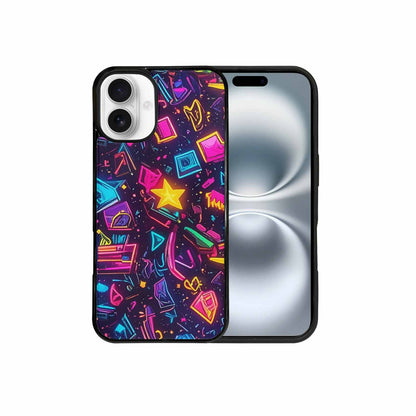 iPhone 16 Plus Case — 80s Retro Motif 80s Retro Motifs, Customized Protective Case