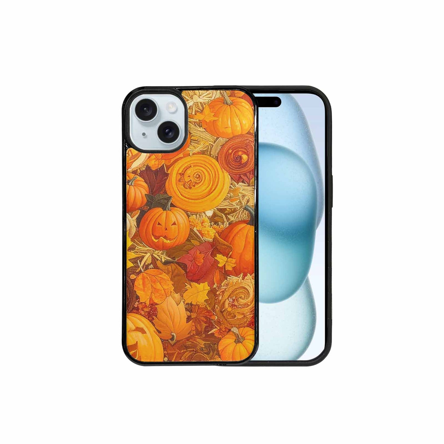 iPhone 15 Plus Case — Autumn Pumpkin Patch Autumn Pumpkin Patch, Custom Phone Case